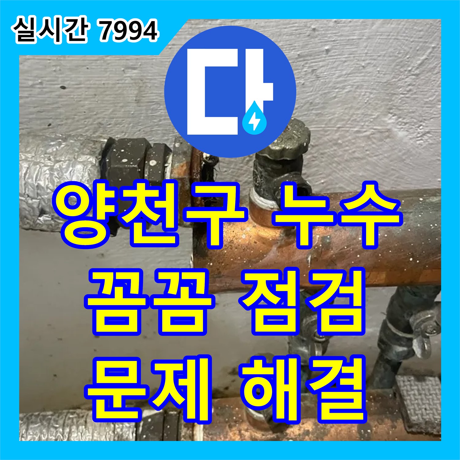 양천구 누수, 꼼꼼한 점검으로 문제 해결