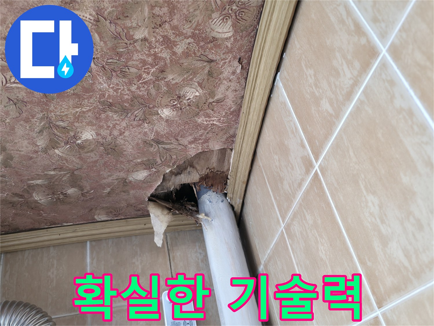 확실한 기술력 - 누수 해결 전문가
