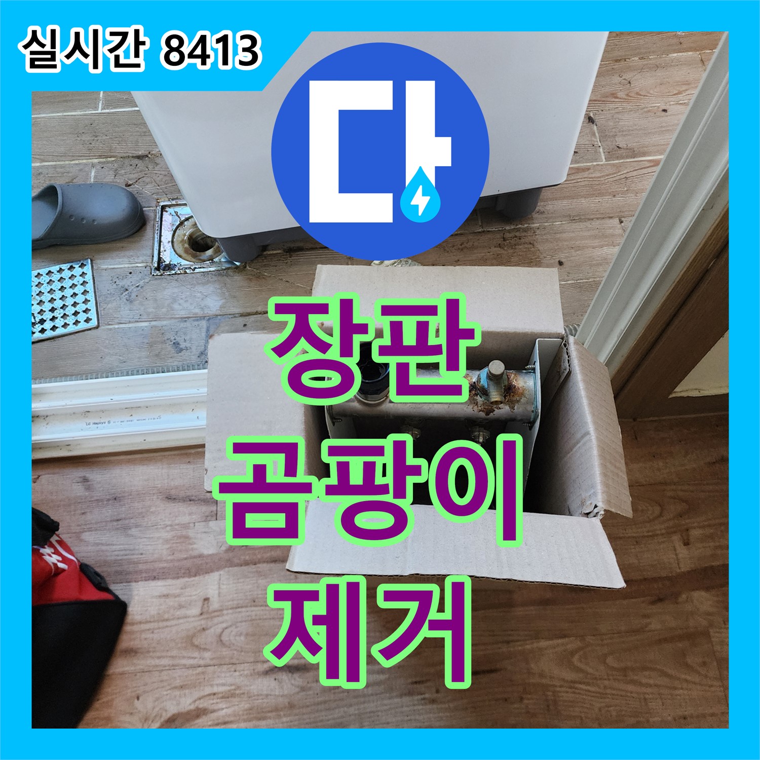 무봉리 누수업체, 장판 밑 곰팡이 냄새 제거