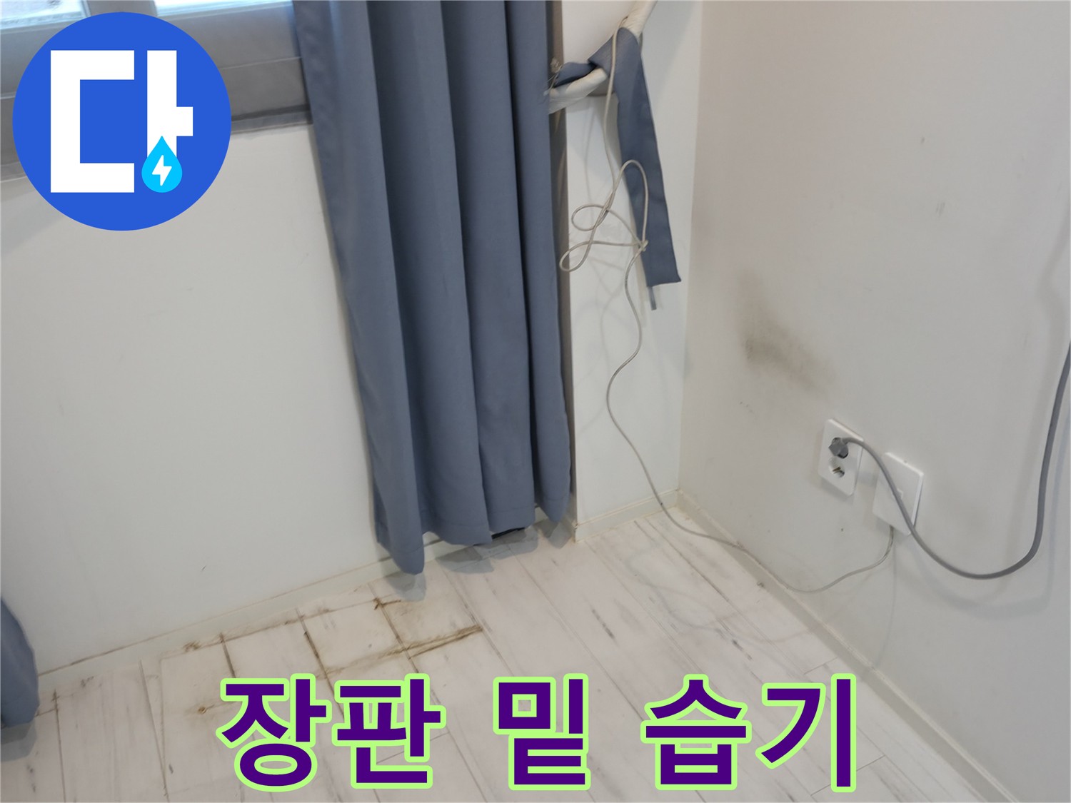관악구 누수 - 장판 밑 습기 문제 해결을 위한 누수 탐지 - 정확한 원인 파악이 중요