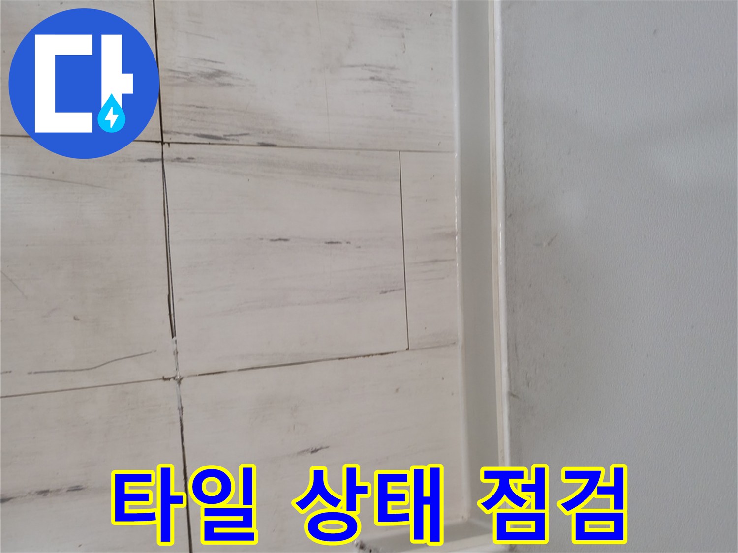 타일 상태 - 꼼꼼한 점검 과정