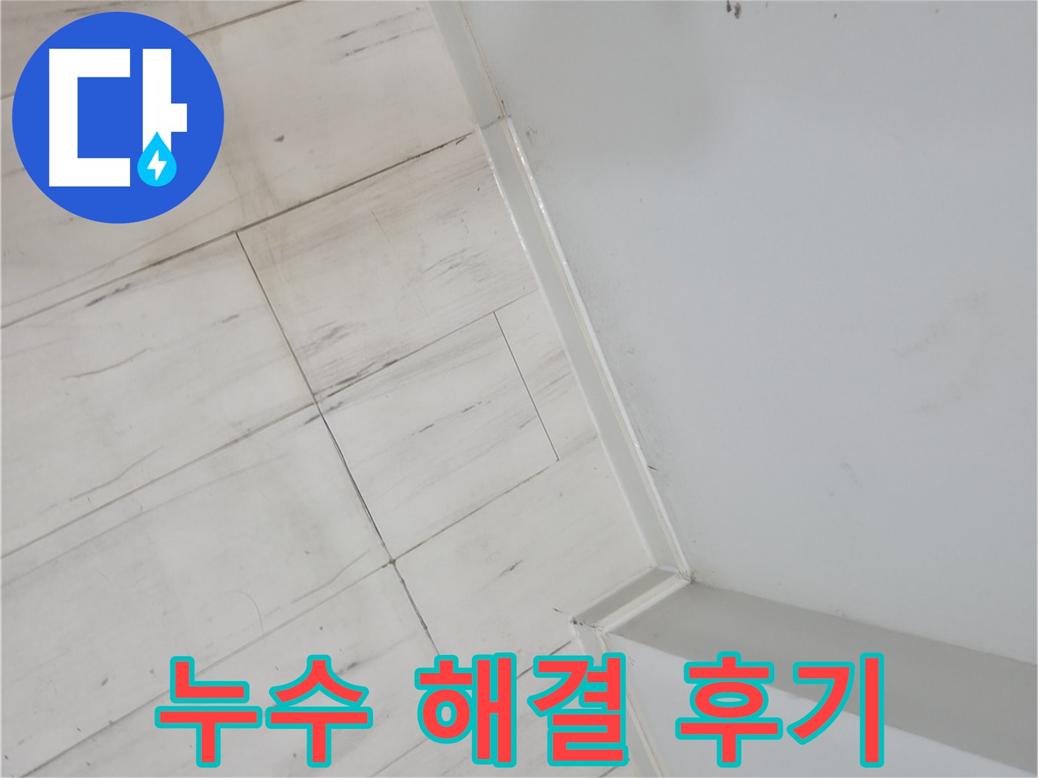 신림동 빌라 코너 메지 누수 고민 해결