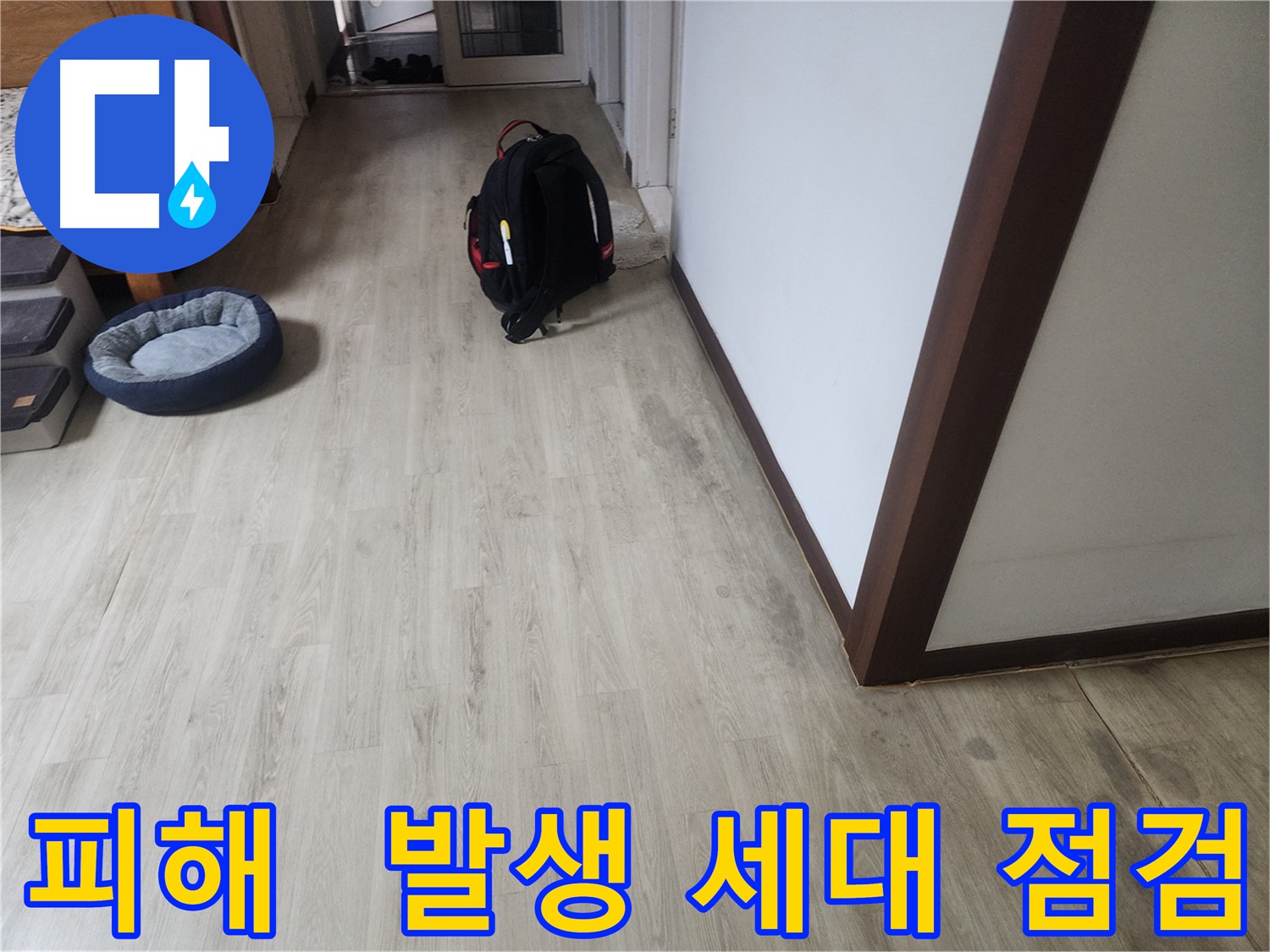 수원 아파트 누수 - 피해 세대 및 누수 발생 세대 점검
