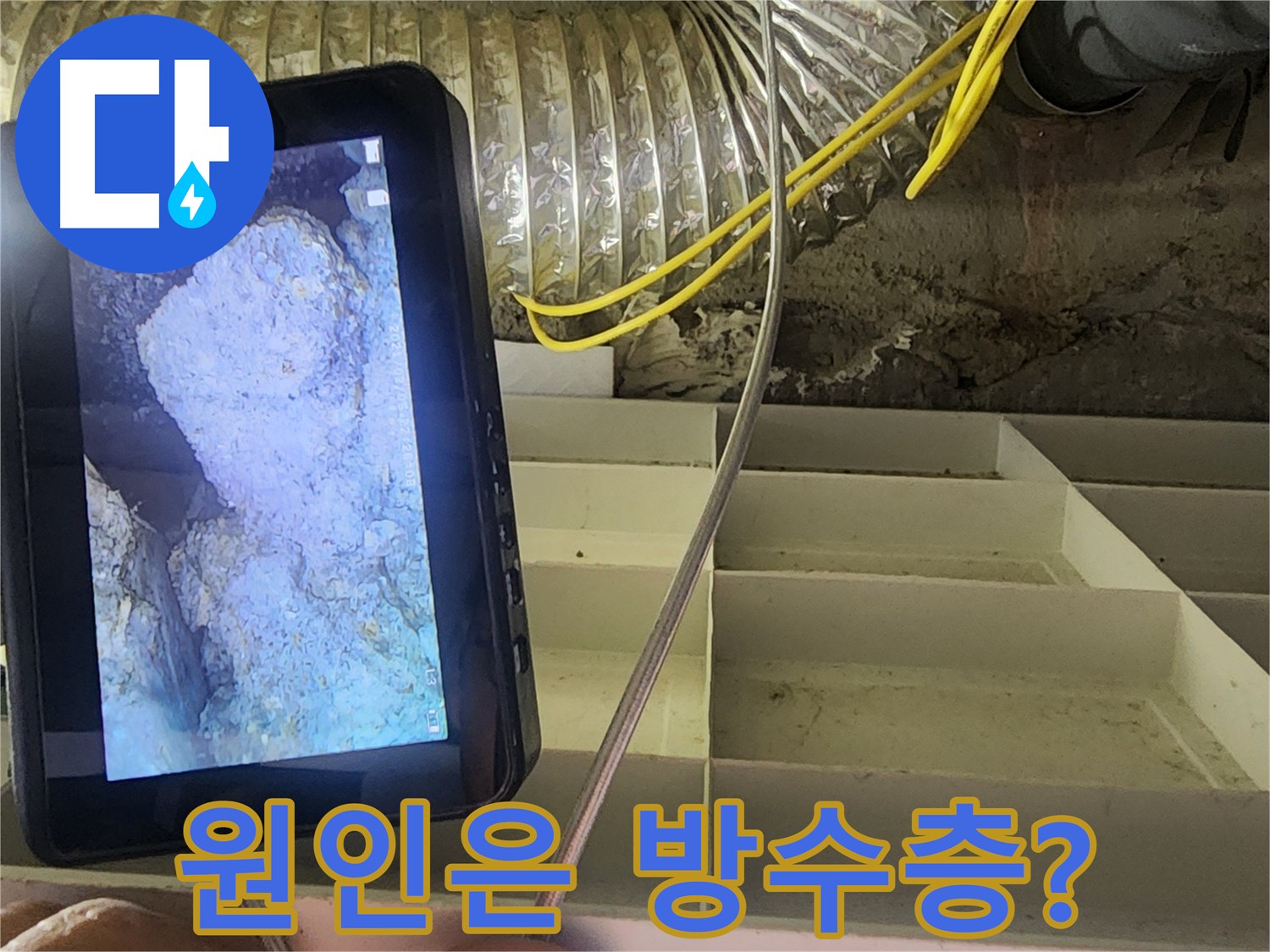 수원 권선동 아파트 욕실 누수 점검 사진