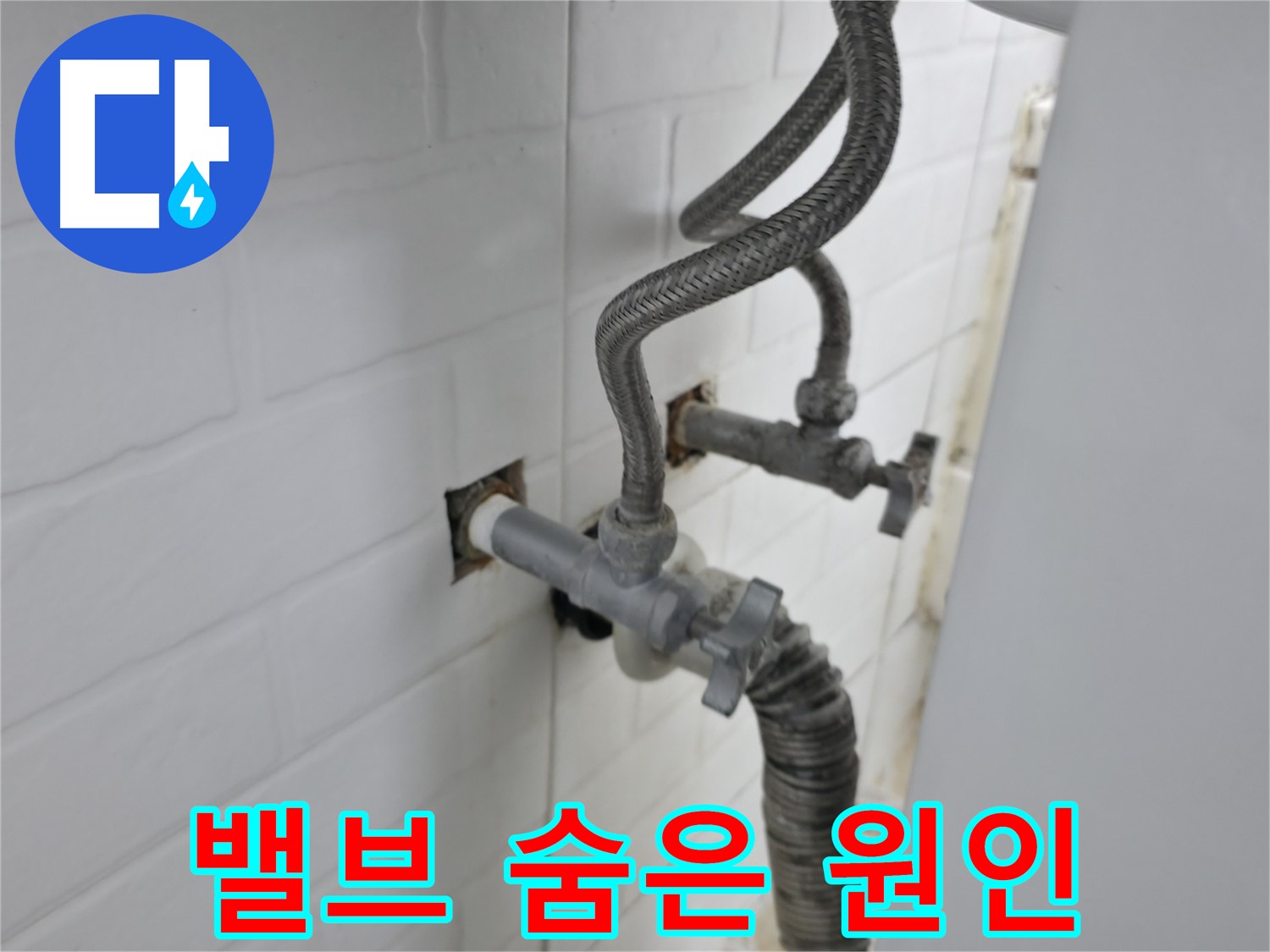 세탁기 밸브 뒤에 숨겨진 누수 원인 - 정확한 진단