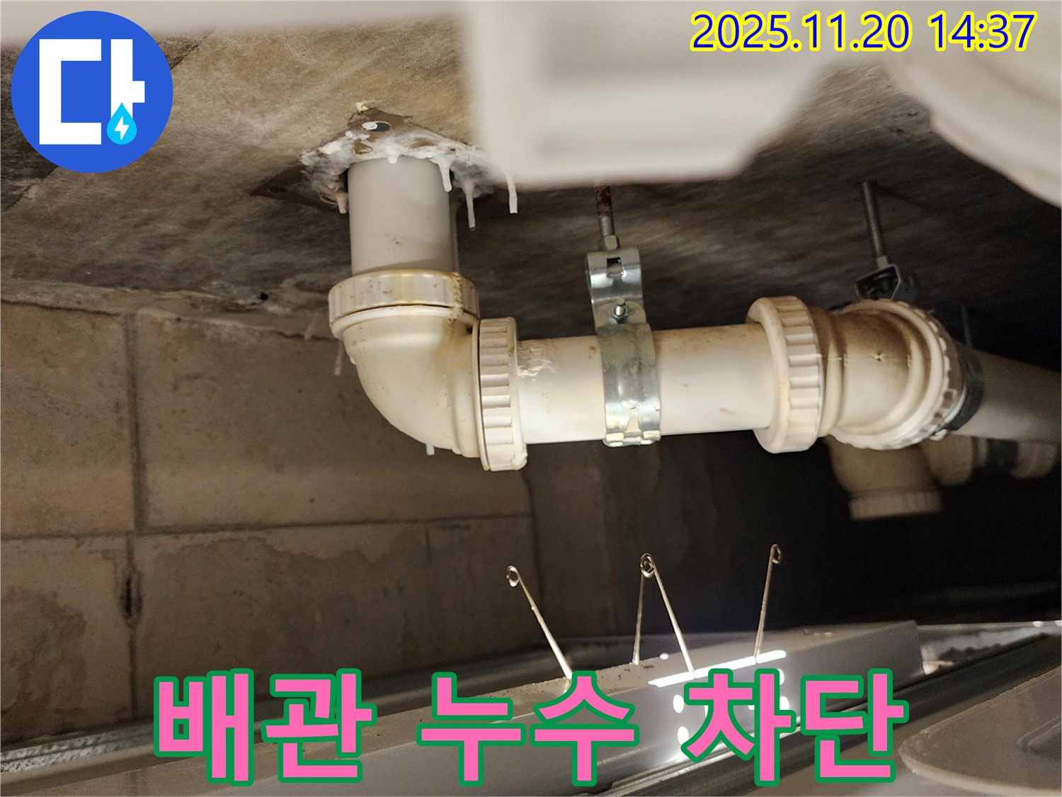 배관 누수 완벽 차단 - 재발 방지 시공