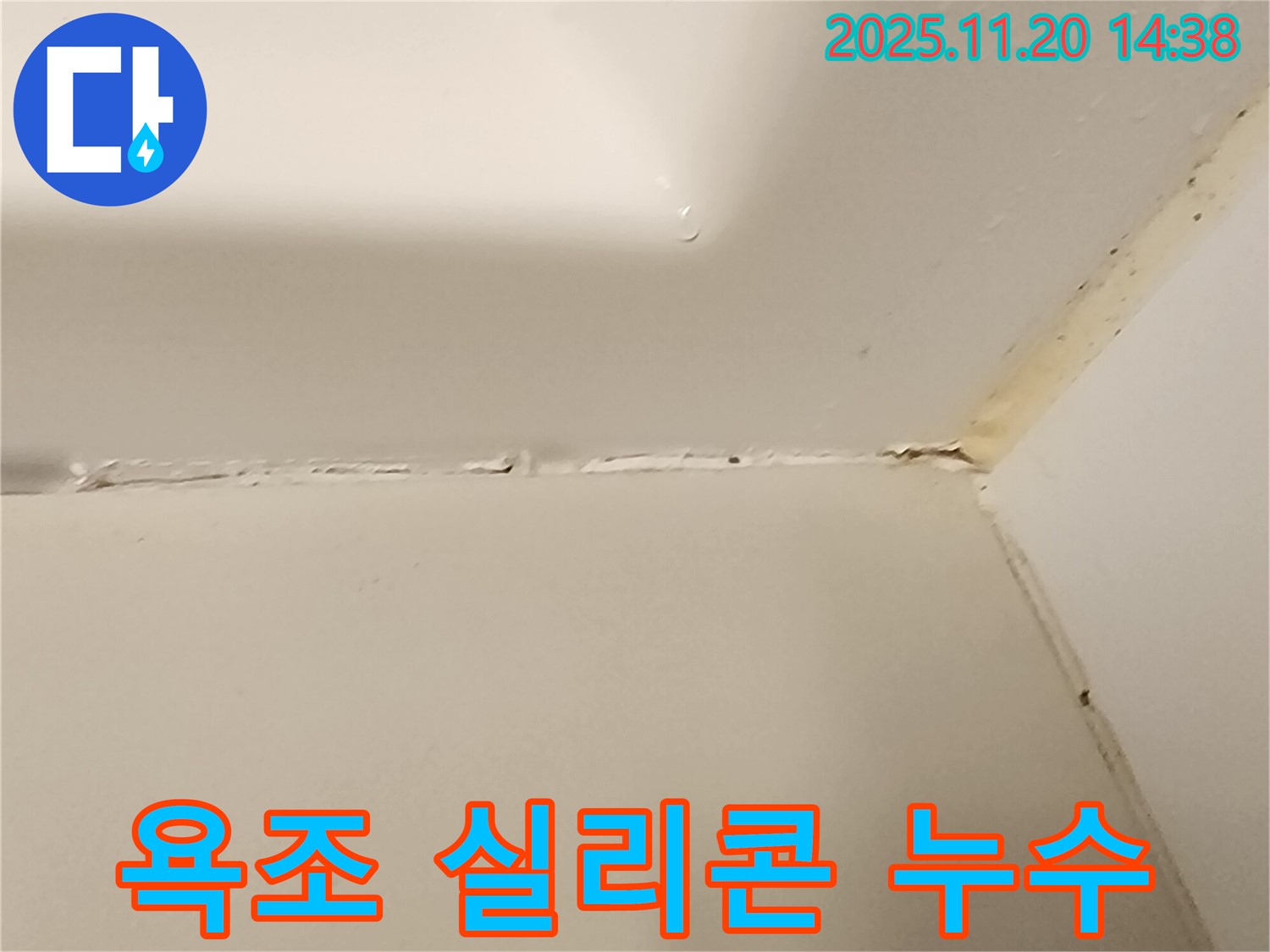 욕조 실리콘 누수 - 합리적인 비용