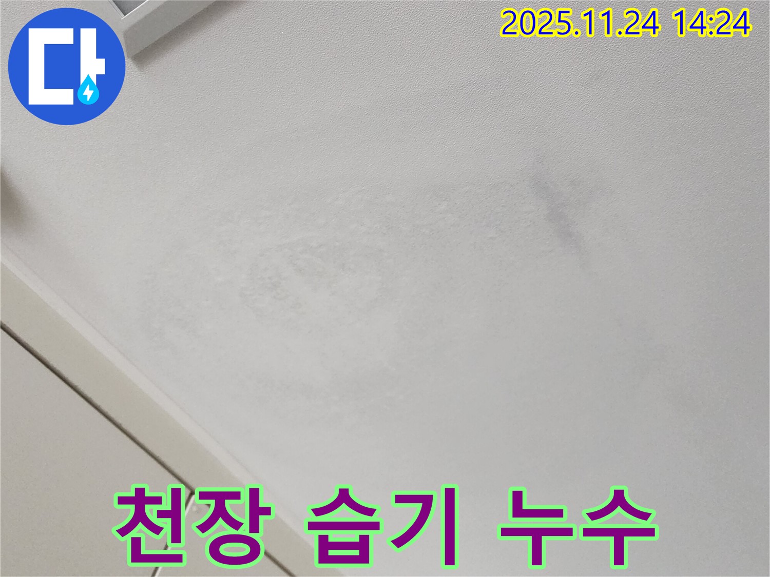 천장 습기 - 곰팡이 발생 방지