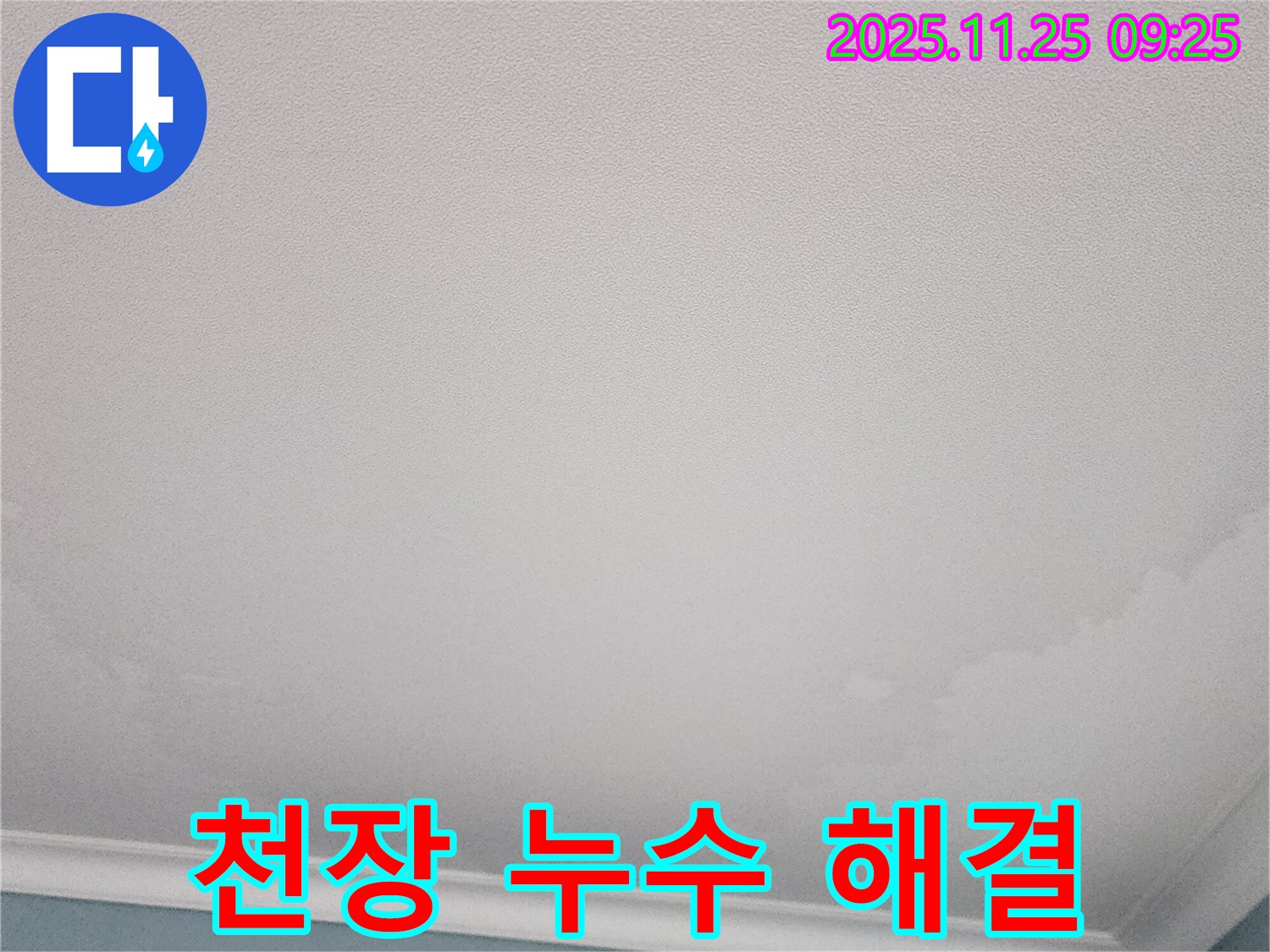천장 누수 해결 - 포천 신북면