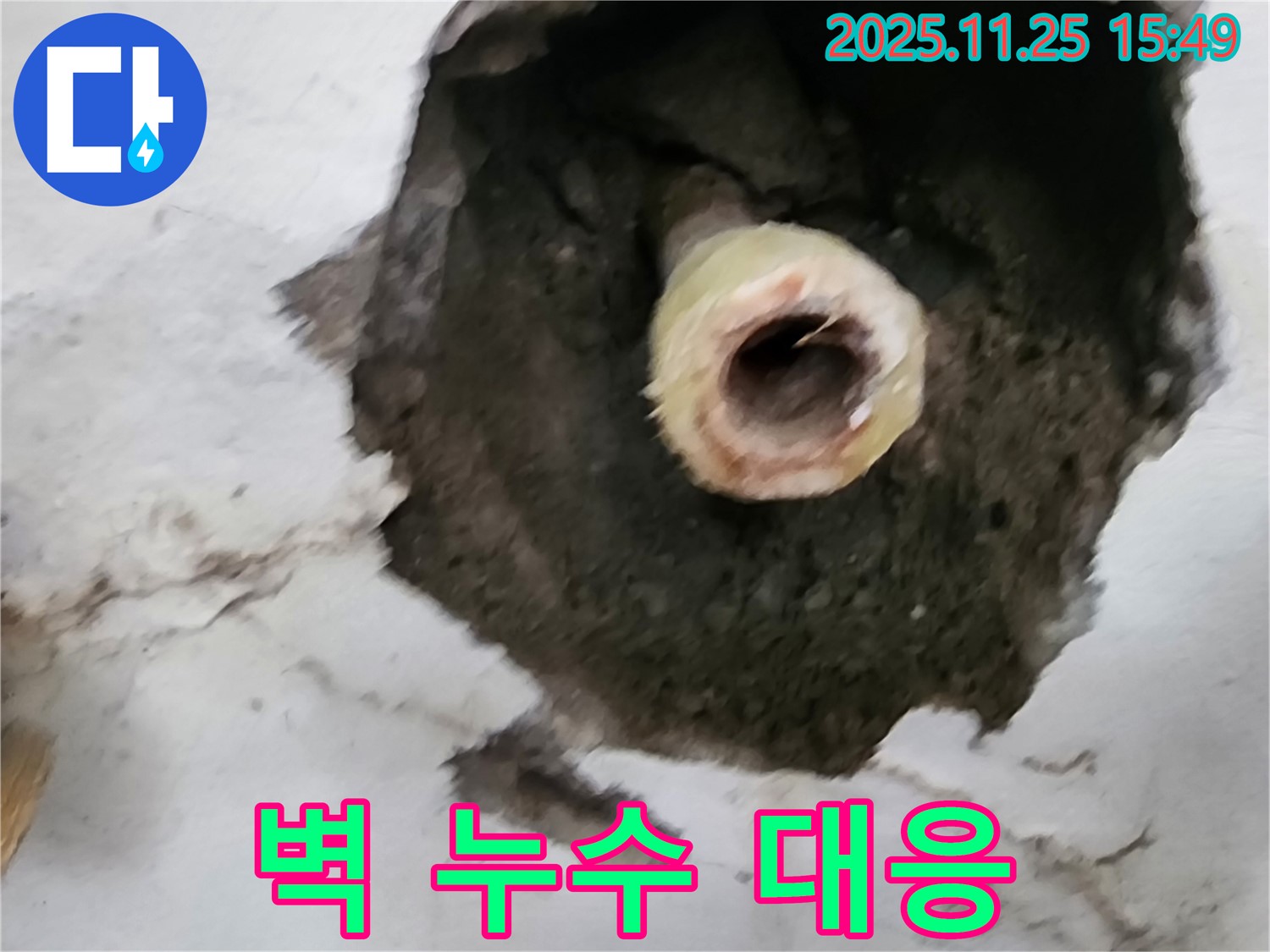 벽 누수 초기 대응 - 신속하게 해결