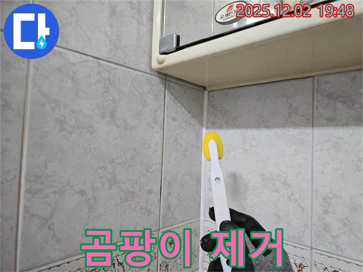 곰팡이 제거 - 깨끗한 욕실 환경 조성!