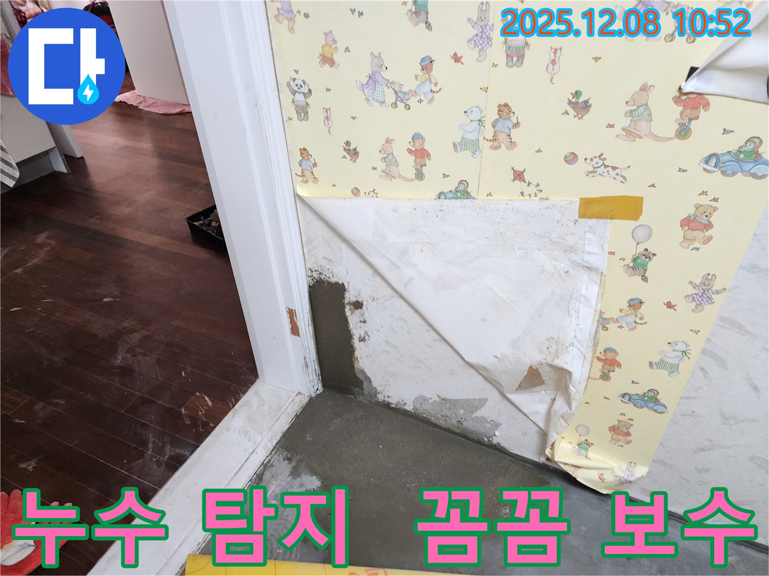 거사리 누수 현장 - 꼼꼼한 누수 탐지와 보수 작업