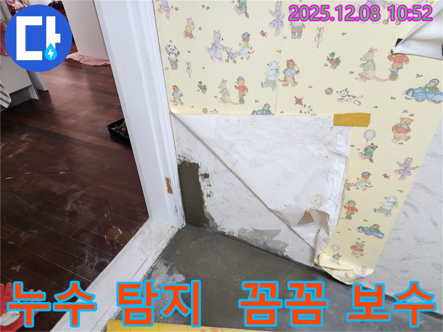 거사리 누수 현장 - 꼼꼼한 누수 탐지와 보수 작업