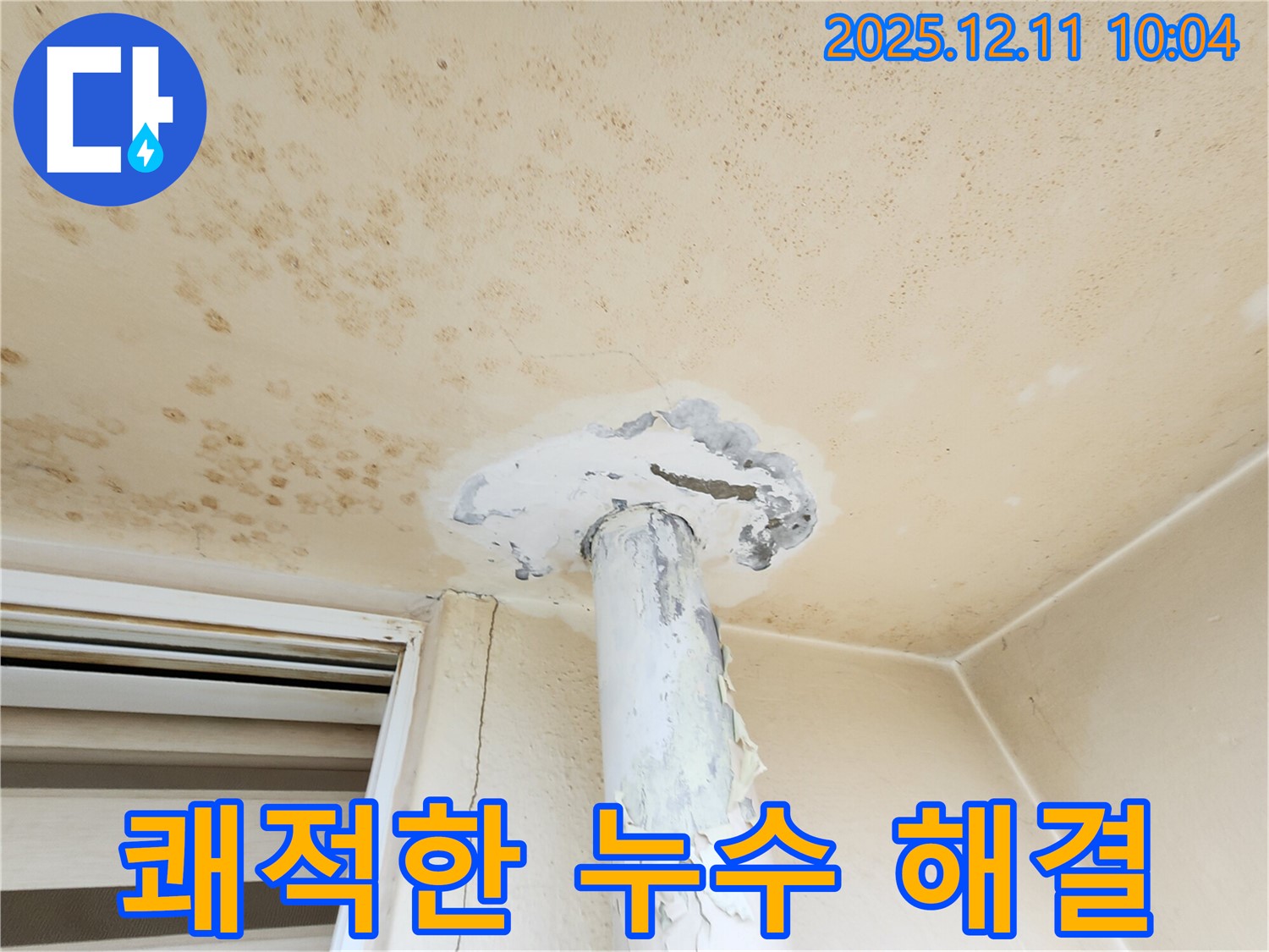 천장 누수 - 찝찝함은 OUT! 쾌적함은 IN!