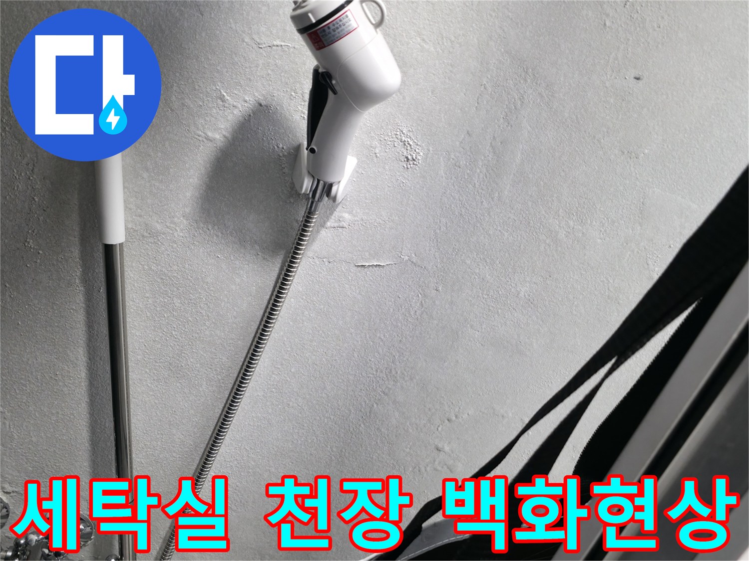 성동구-세탁실-천장-백화현상-및-물얼룩-상태
