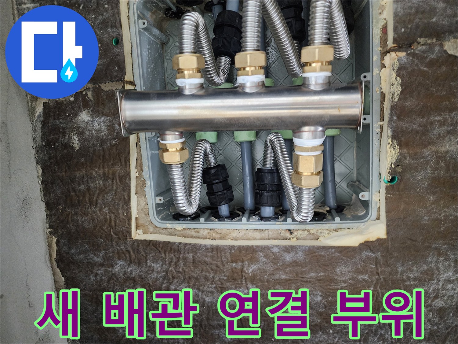 정밀하게-시공된-스테인리스-분배기-및-배관