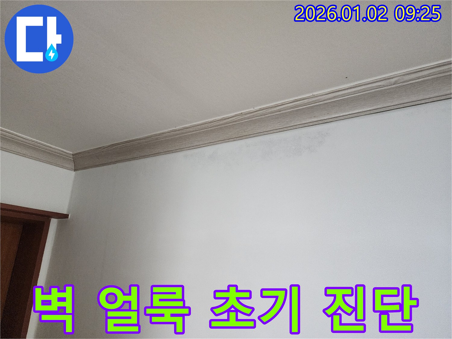 상계9동 벽 누수 - 벽 얼룩 해결을 위한 초기 진단 과정