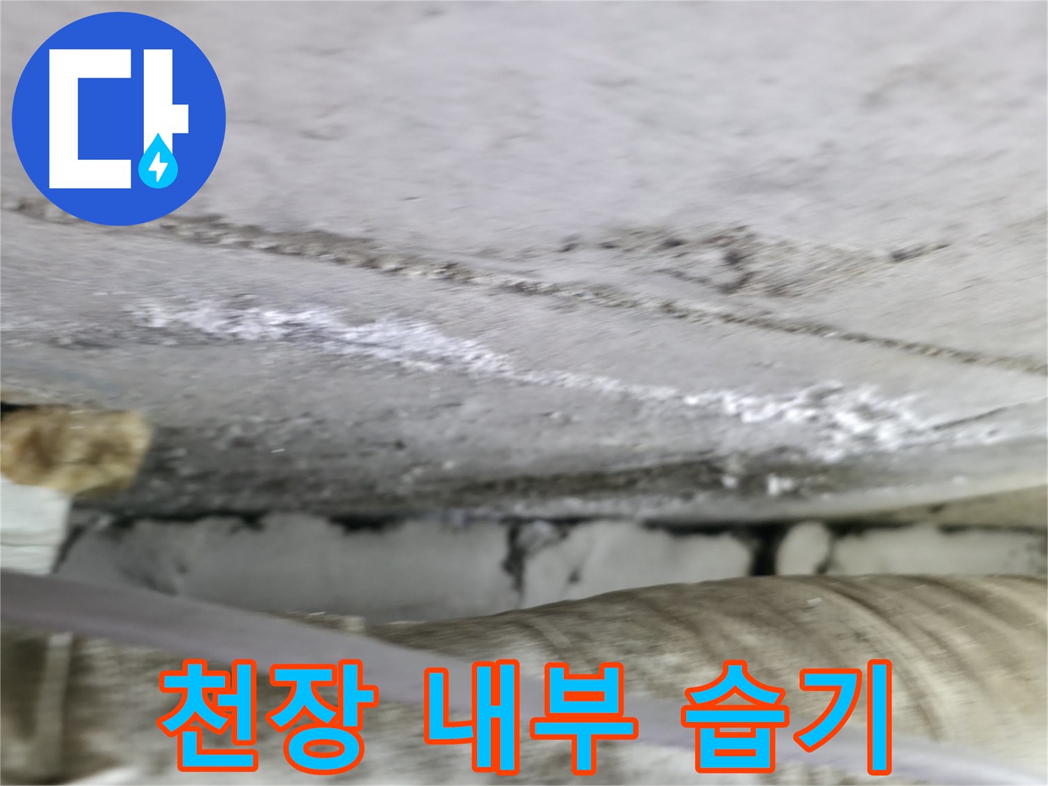 습기가-스며들어-축축해진-천장-바닥면