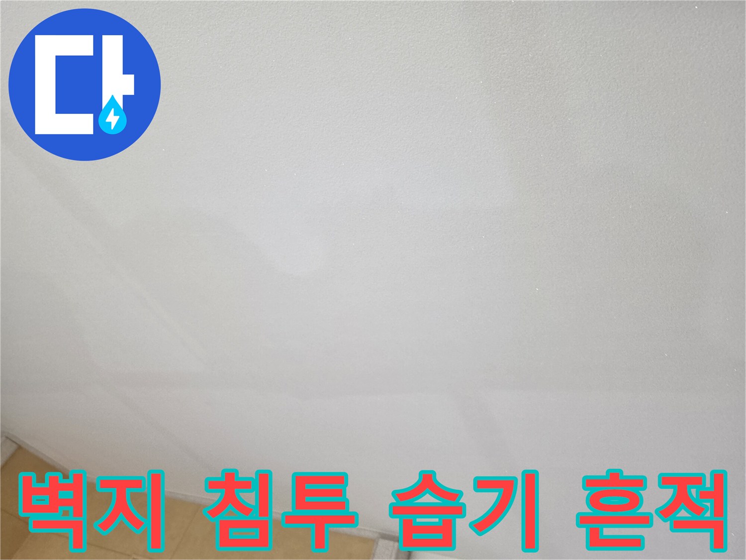 상록구-주방-천장-습기-침투-현상