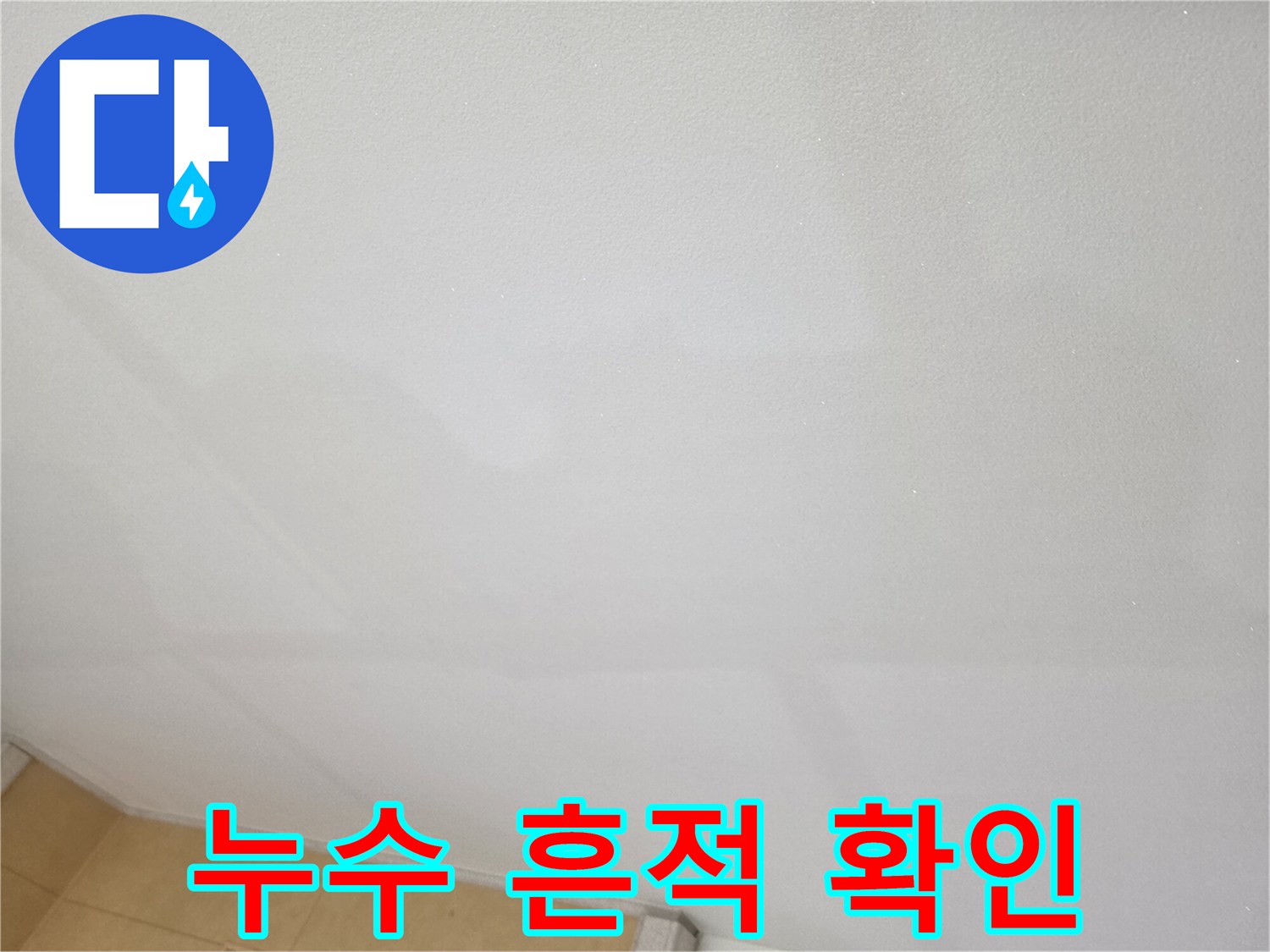 천장-내부-습기로-인한-변색-상태