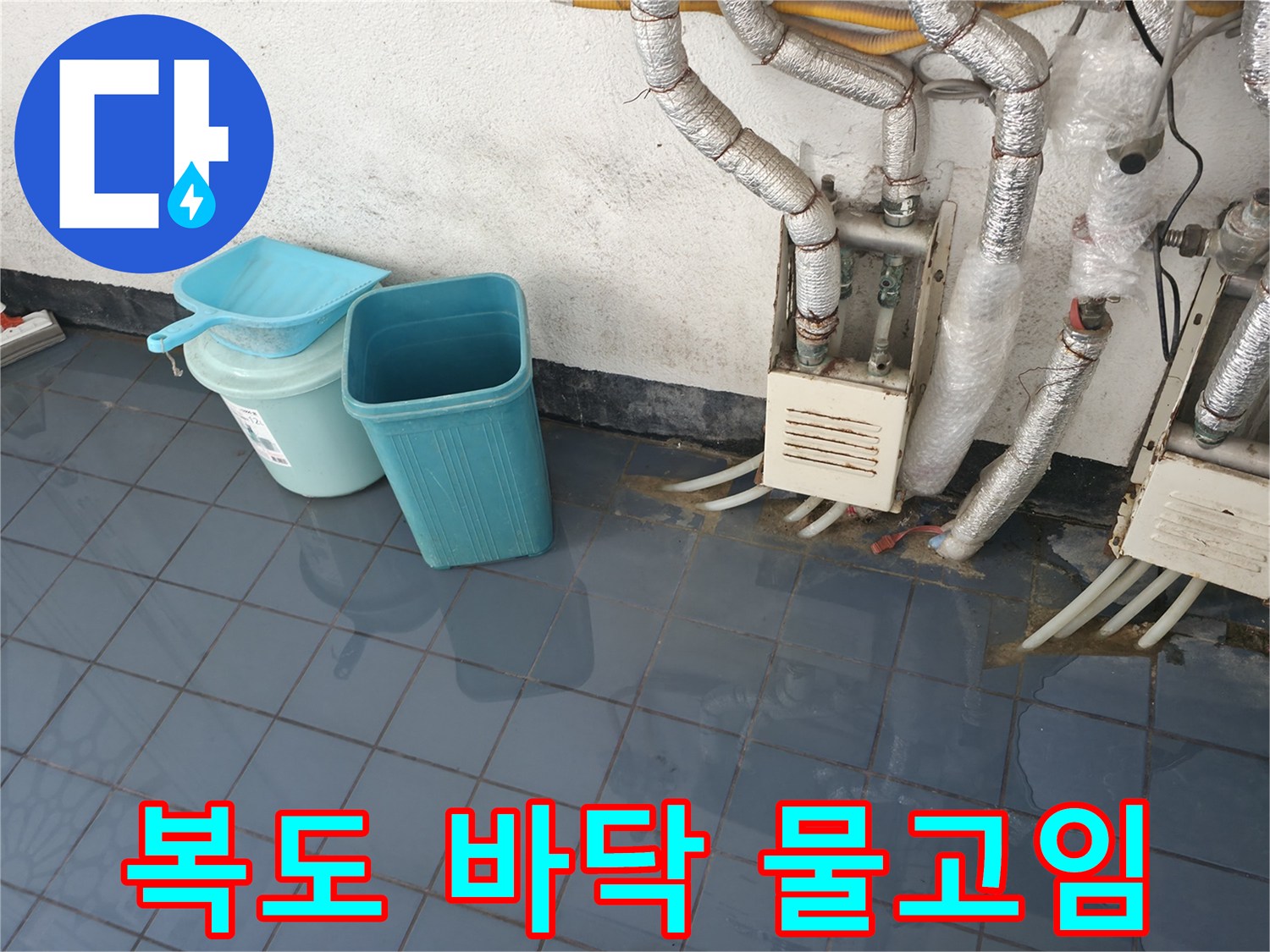강북구-반지하-복도-바닥에-오수가-차오른-상황