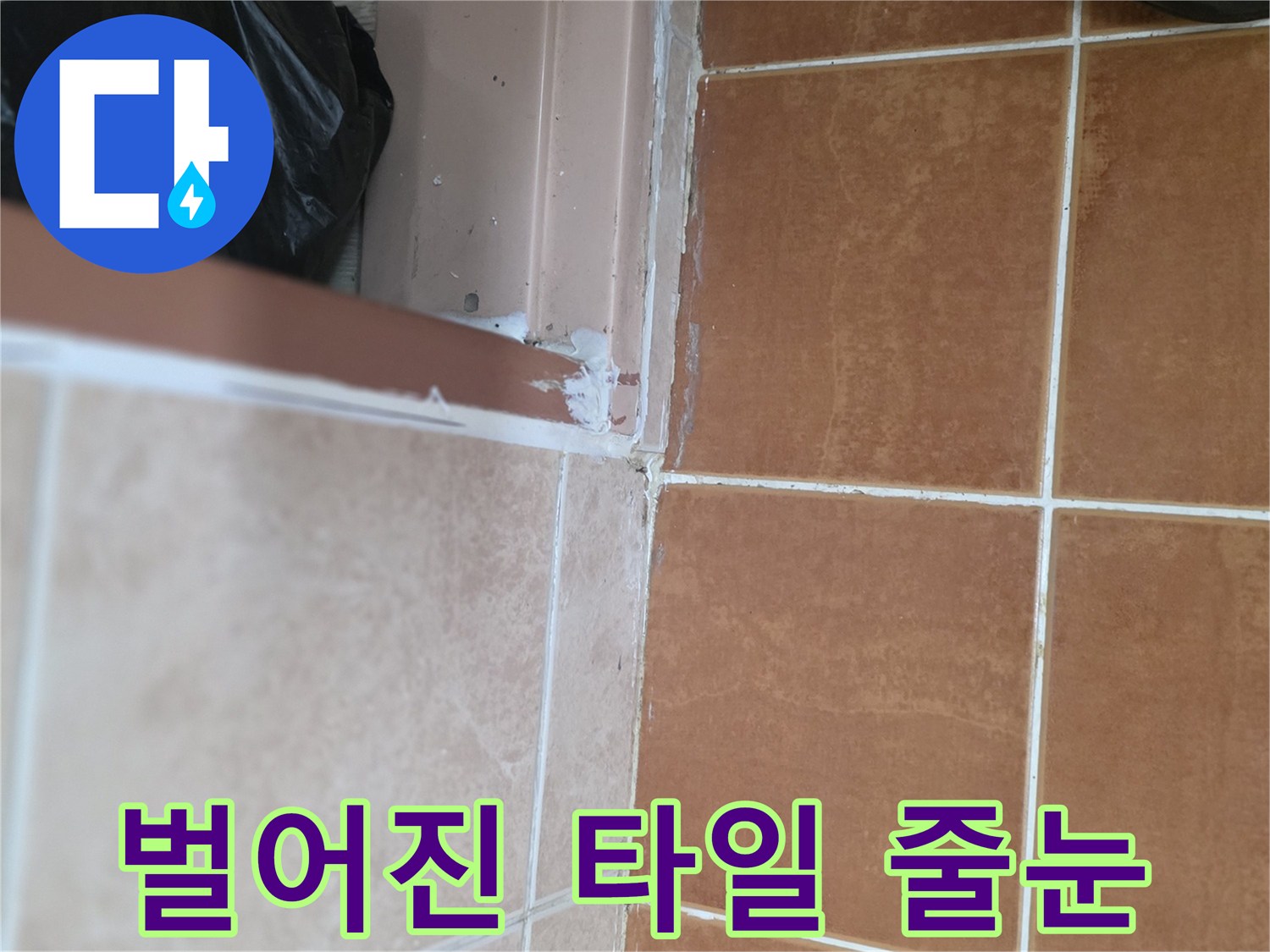 화장실-바닥-타일-틈새-누수-위험