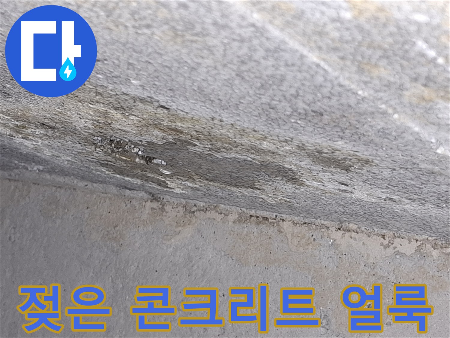 습기가-번져있는-화장실-천장-슬래브