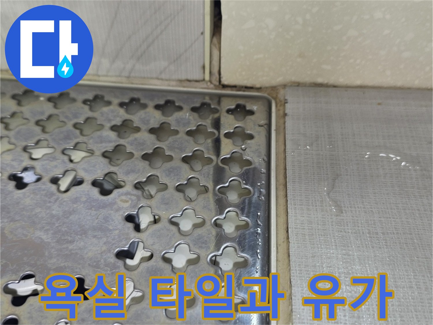 화장실-바닥-배수구-유가-근접-촬영
