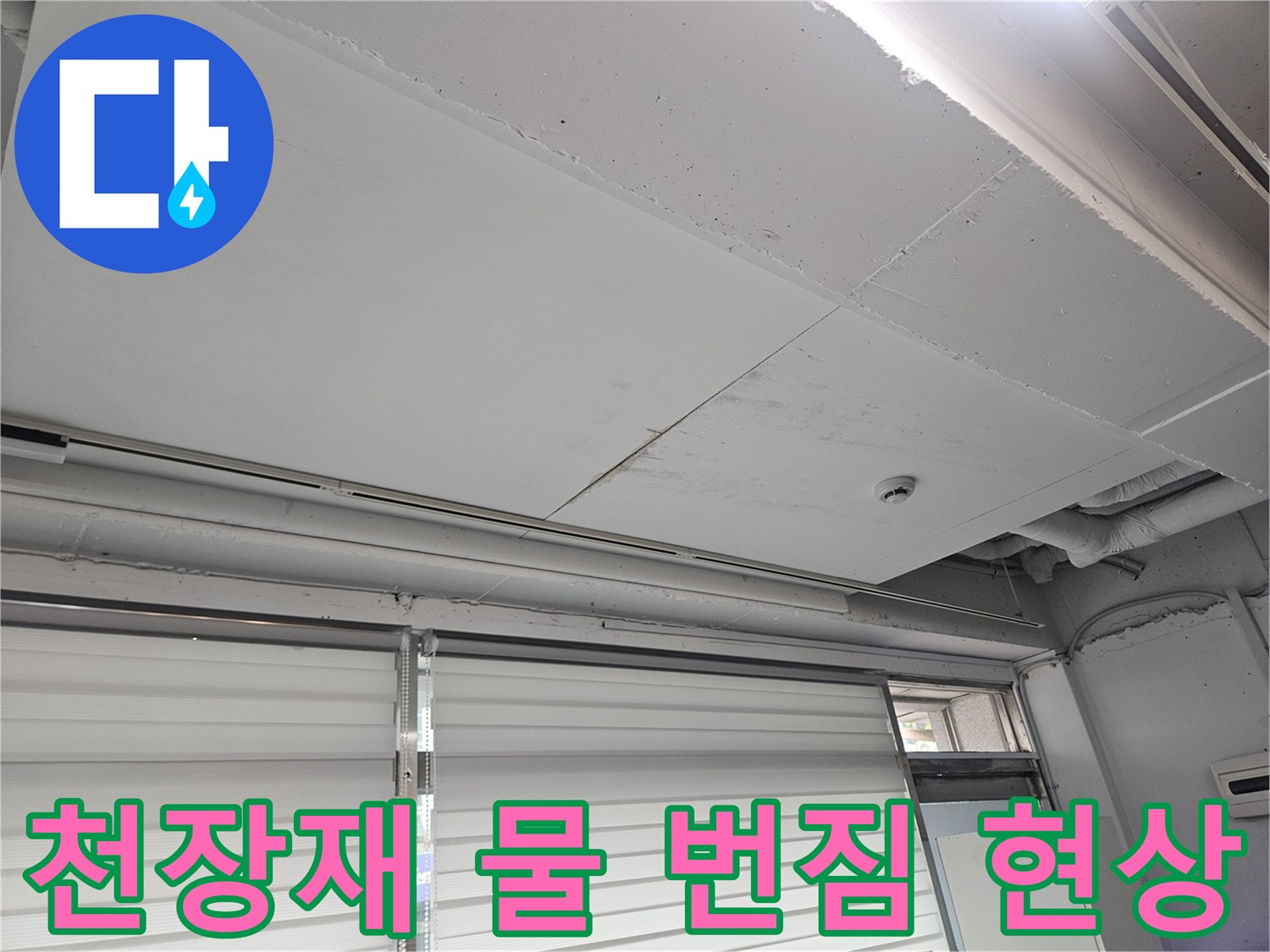 일산동구-천장재-물-번짐-현상-포착