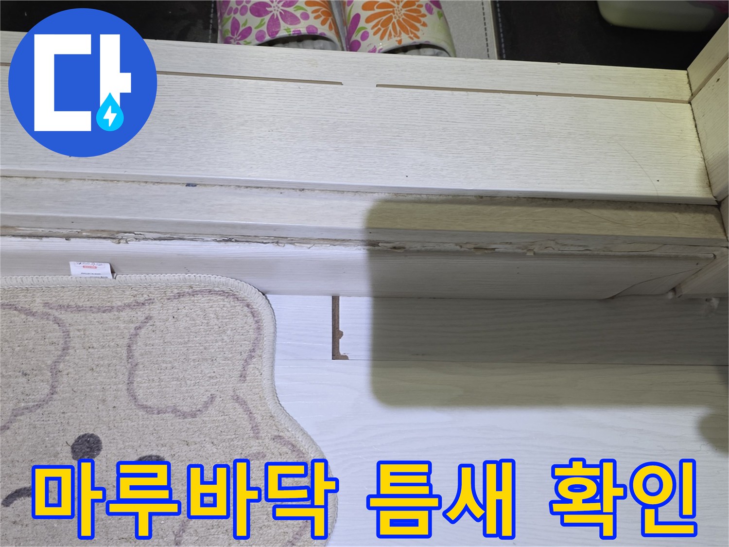 덕양구 지하 세대 마루바 পদ가 벌어진 모습