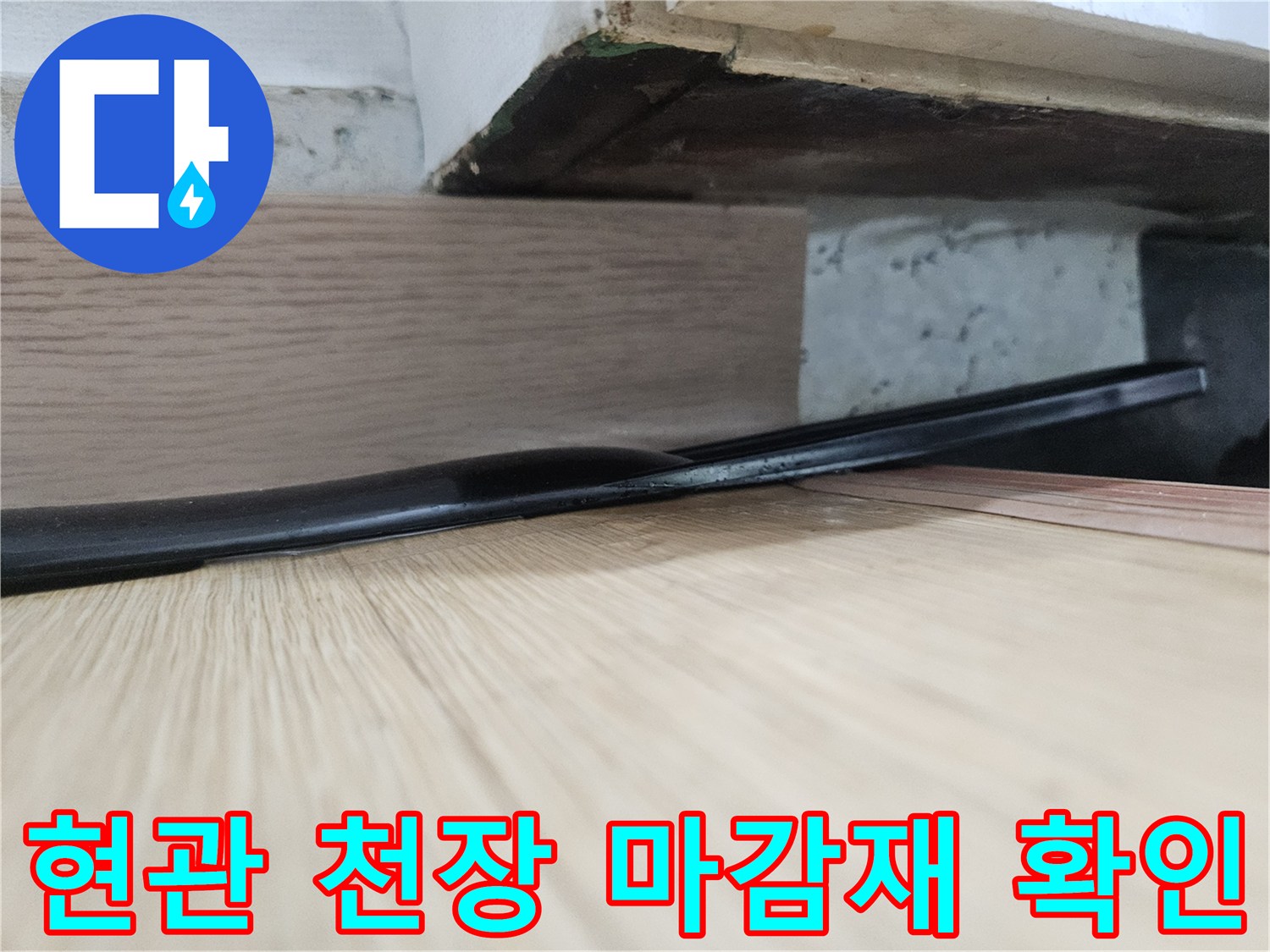 현관-천장-마루-틈새-상태-확인