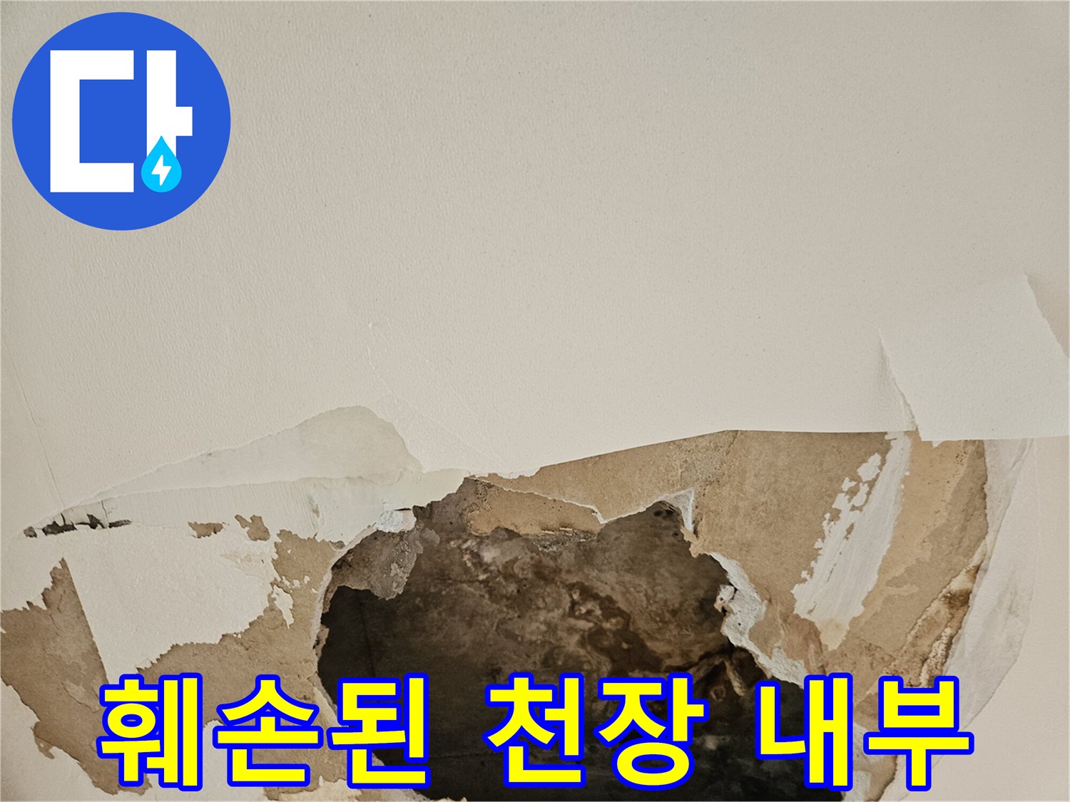 동작구-천장-마감재-누수-피해-현황-사진