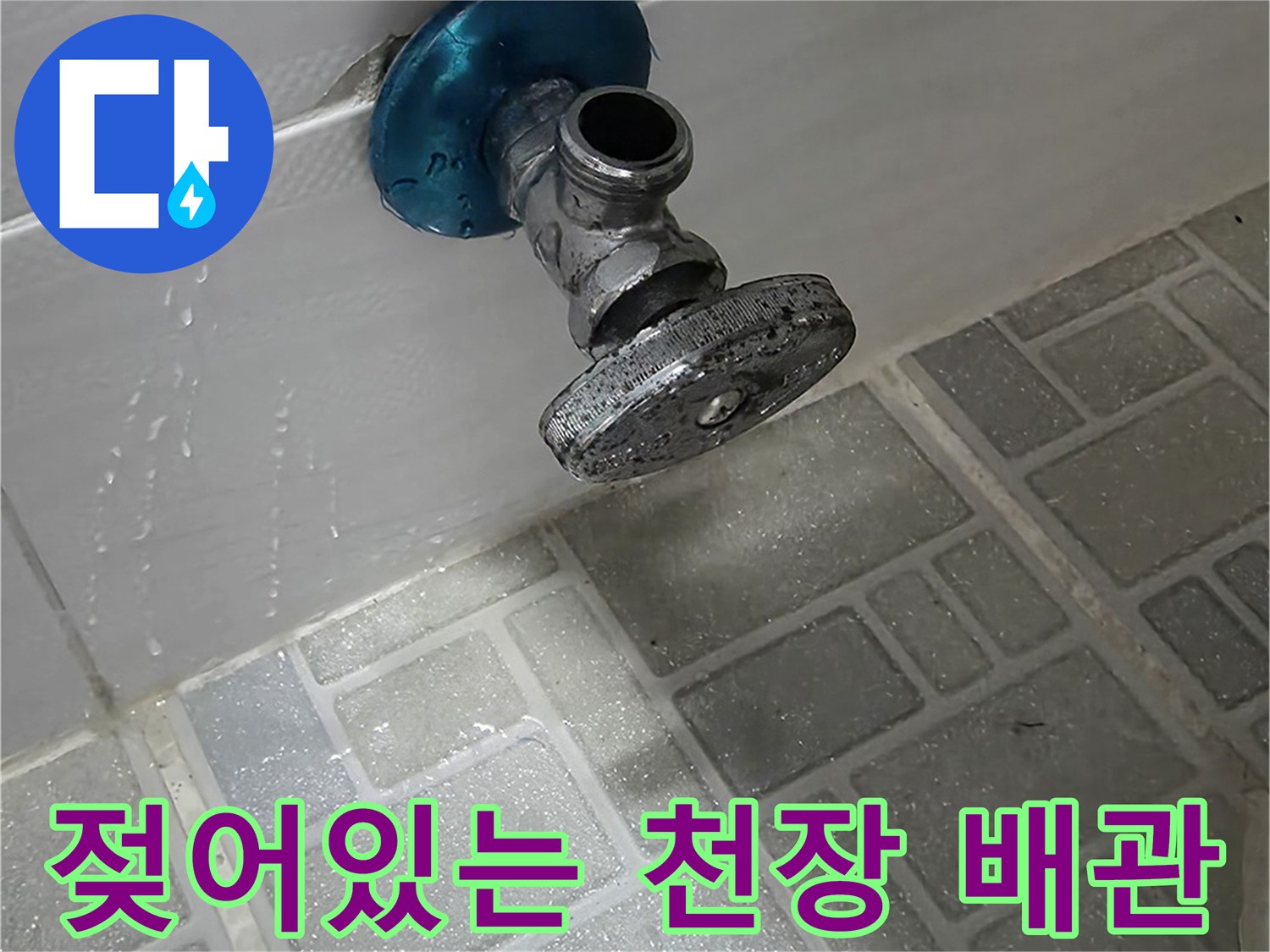오수-배관-연결부-습기-발생-현황