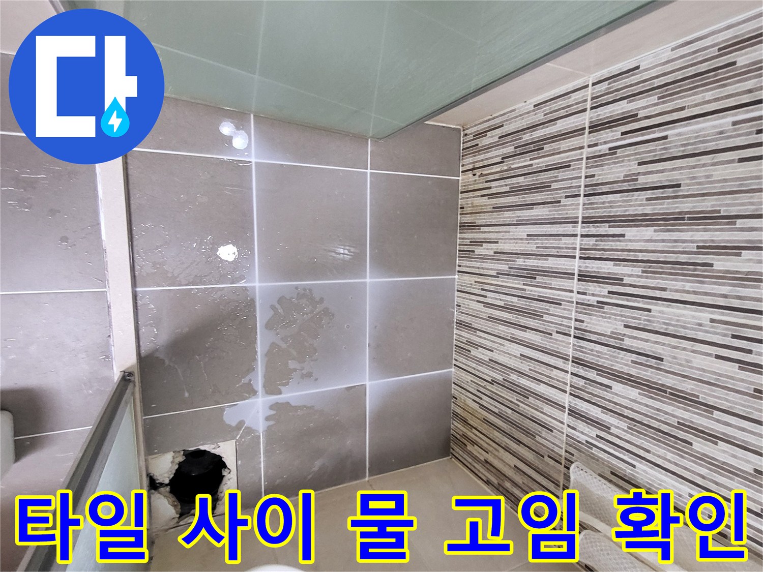 화장실-바닥-배수구-주변-물고임-상태