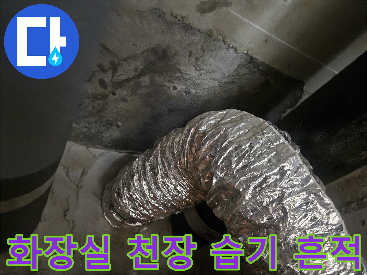 배관-하단-콘크리트-슬래브의-물길-및-습기-상태