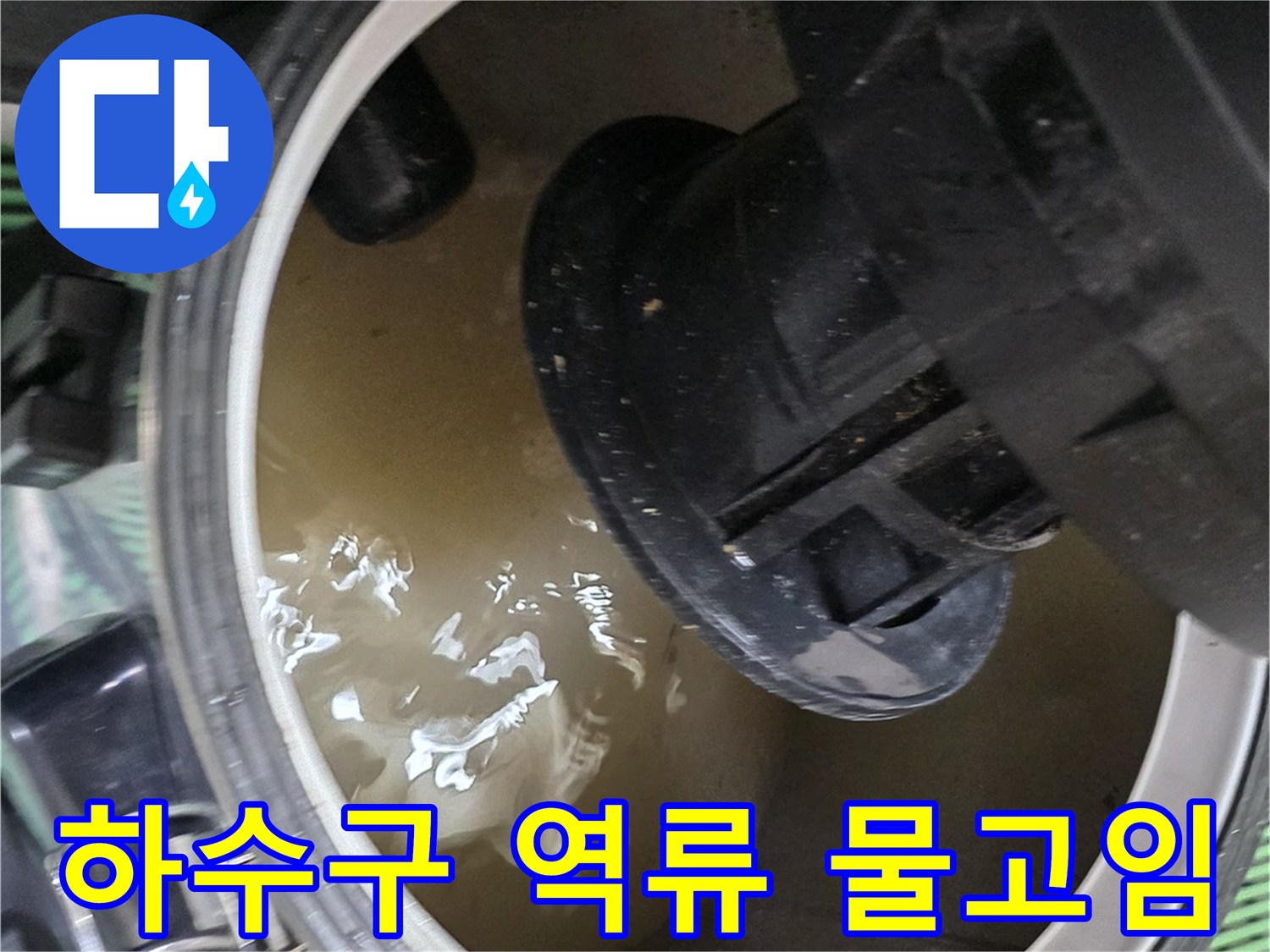 싱크대-배수통-주변-오염된-잔수