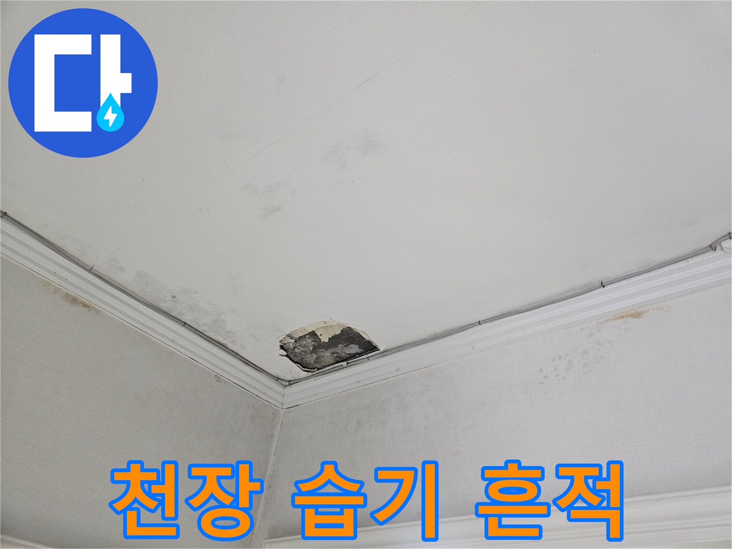 아파트-천장-몰딩-주변-누수-흔적
