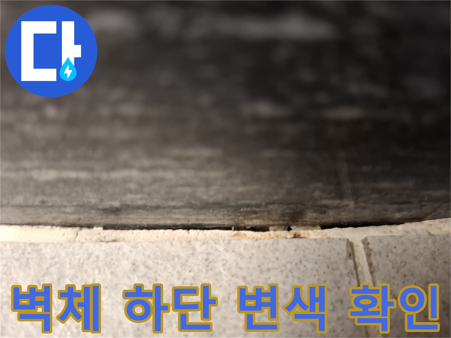 거실-벽면-하단부-습기-흔적-관찰