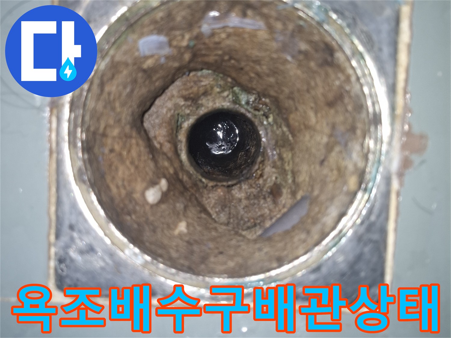 욕조-배수구-내부-배관-틈새-확인