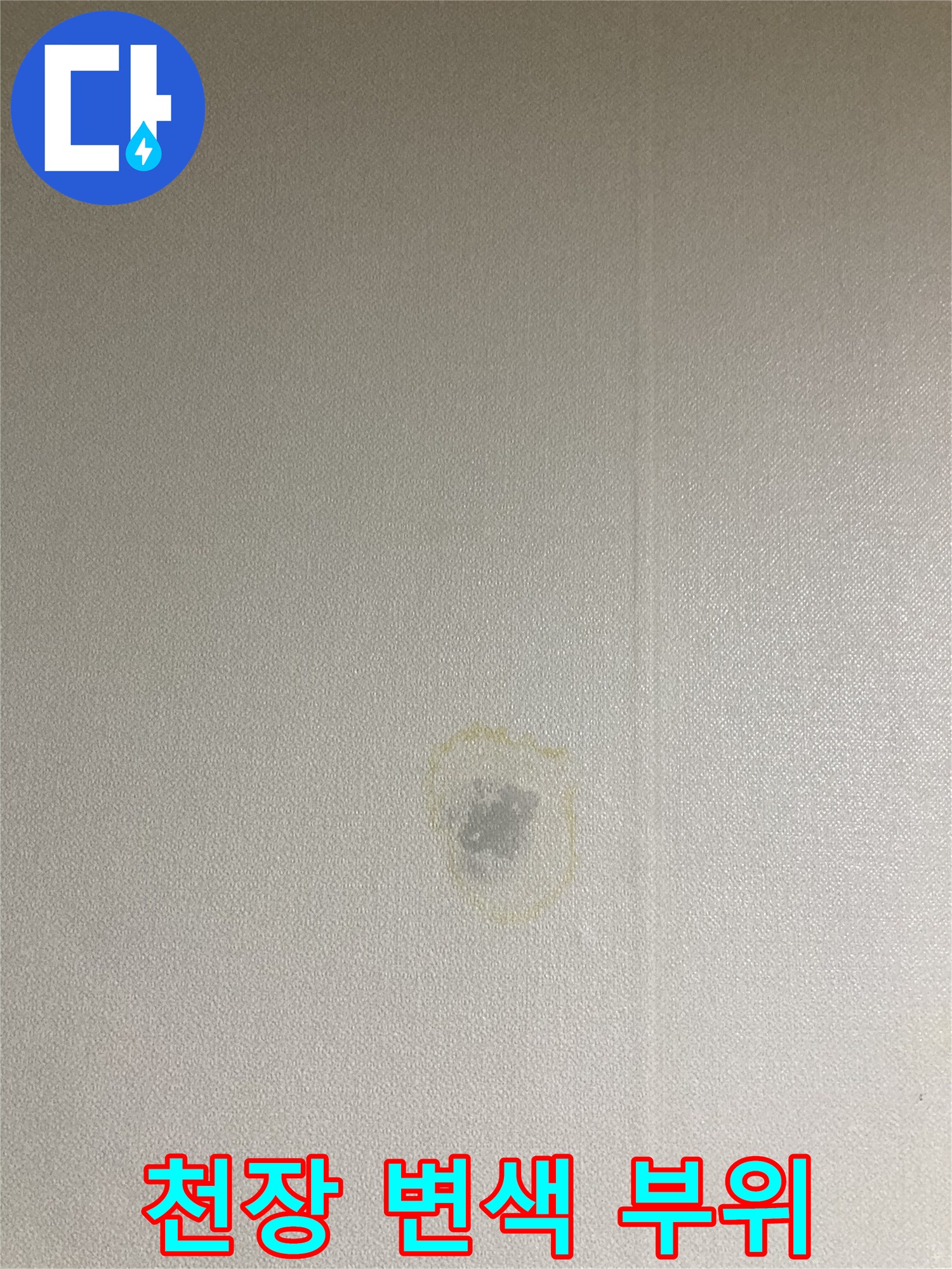 은평구 불광동-벽지 물샘 흔적 사진