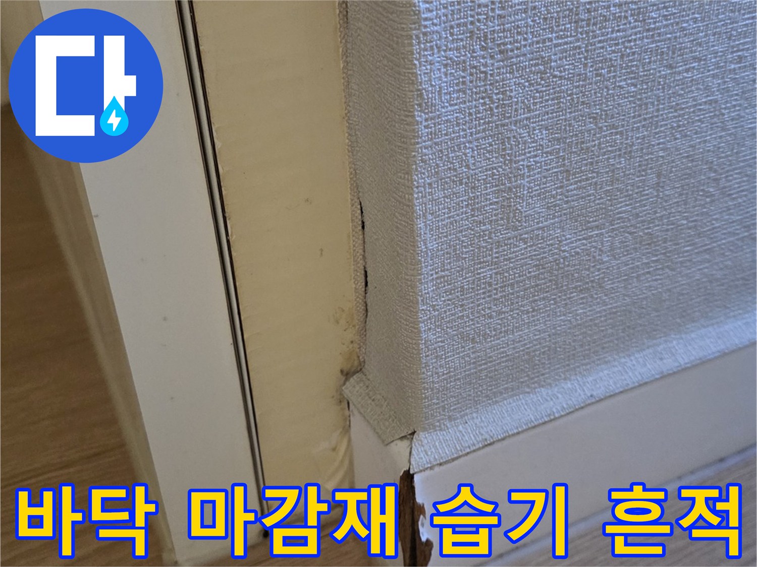 습기가-스며든-바닥-마감재-모서리