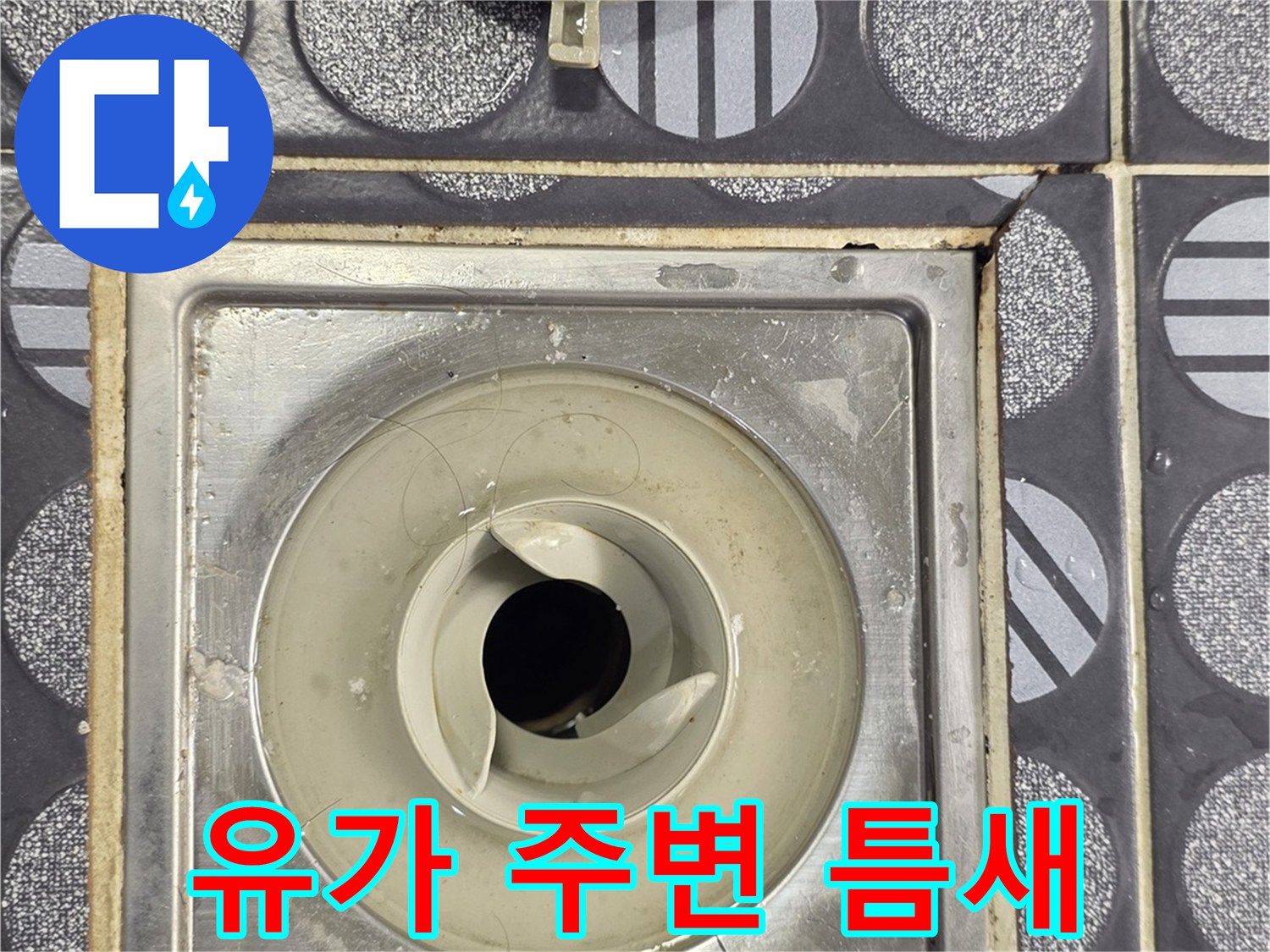 배수구-주변-타일-틈새-확인