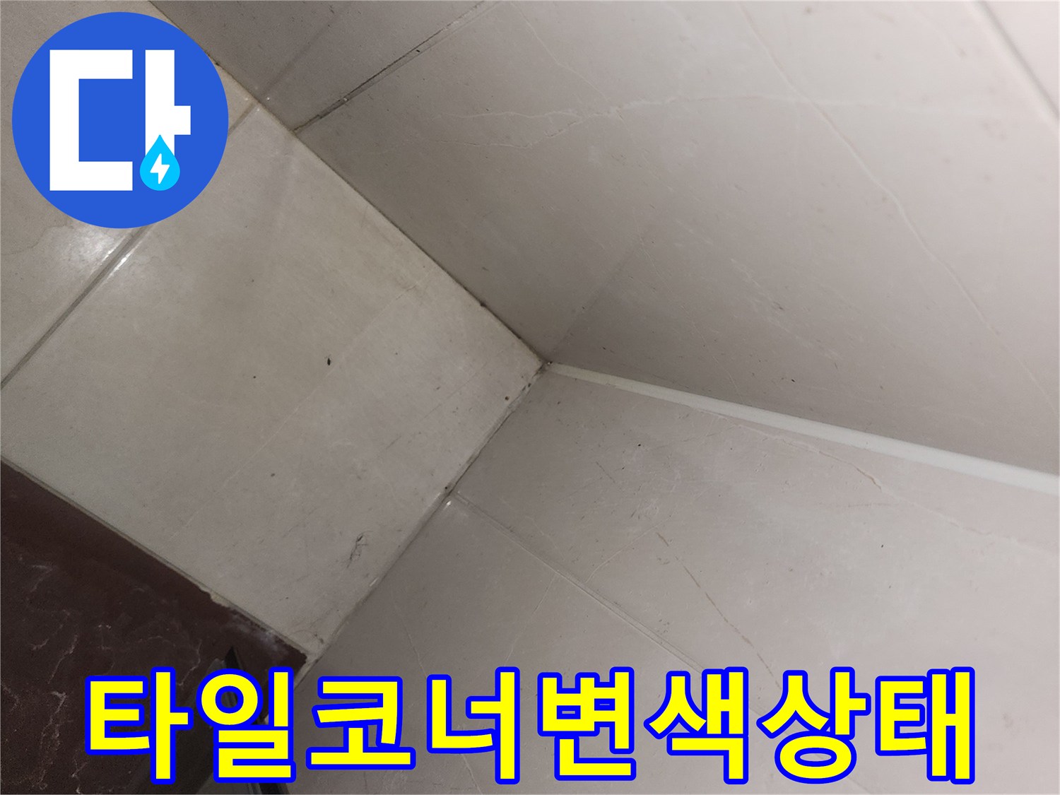 욕실-타일-모서리-물비침-현상