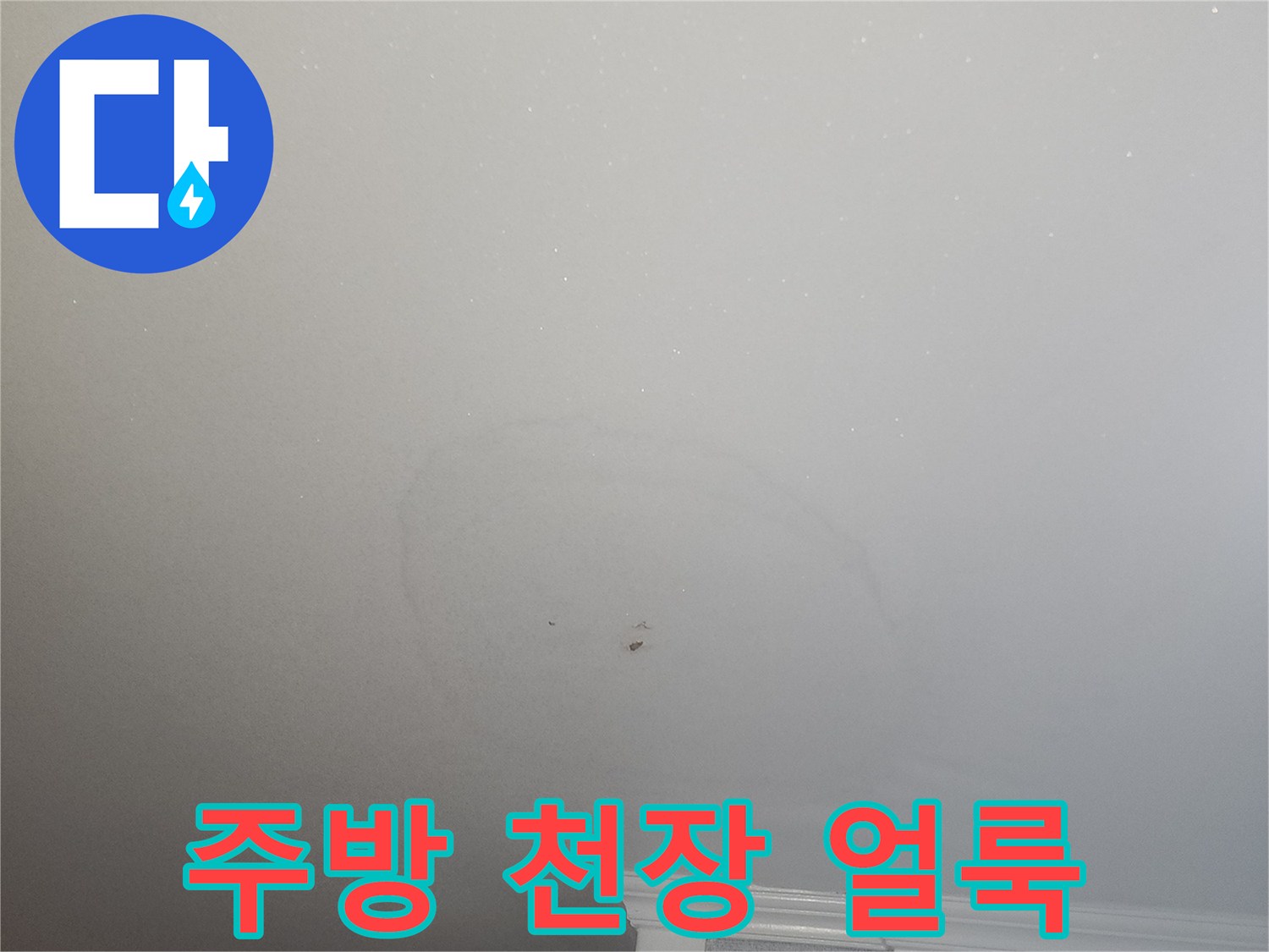 덕양구-화정동-주방-천장-누수-흔적-사진