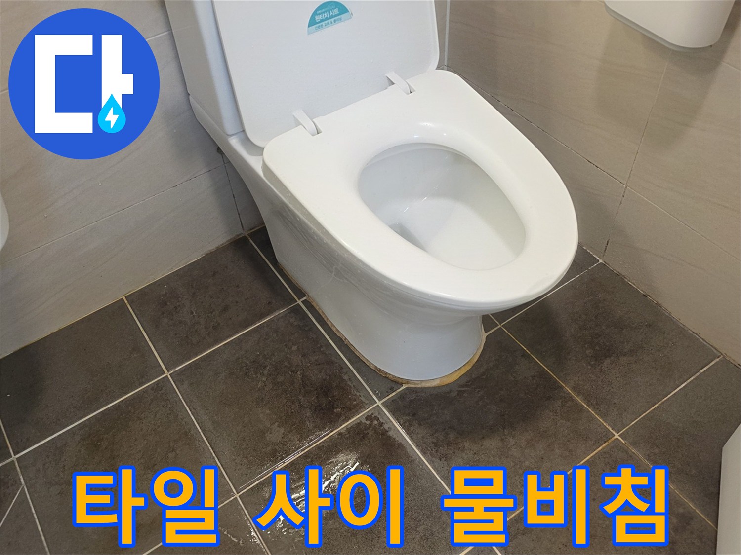 양변기-하단-타일-사이-물비침-현상