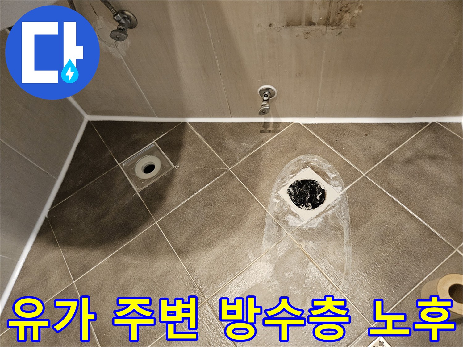 배수구-연결부-방수층-파손-상태-확인